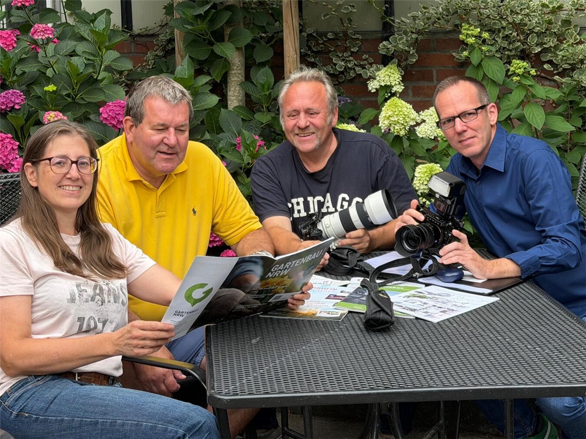 "Vier Experten informieren in Geldern über Pressearbeit für Unternehmen, organisiert von Agrobusiness Niederrhein."