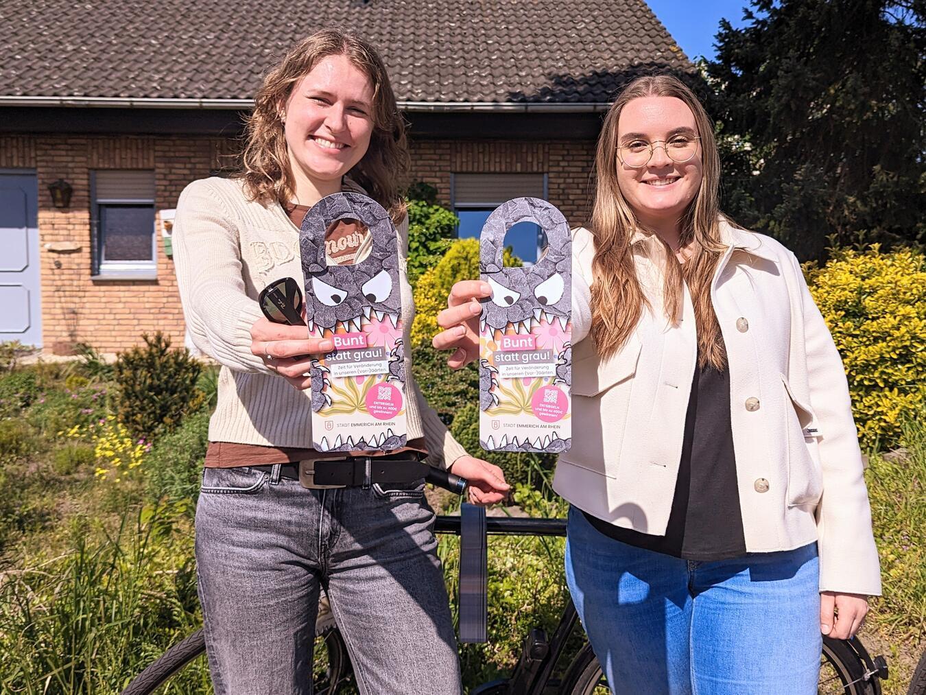 Vivian Wittenhorst  (l.) und Celine Breuer wollen Veränderung.Foto: JK
