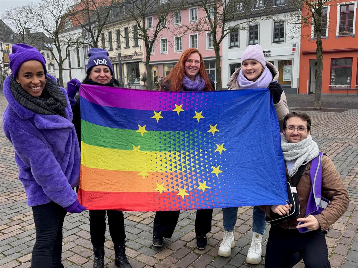 Volt Deutschland ist auch im Südkreis Kleve aktiv.Foto: privat