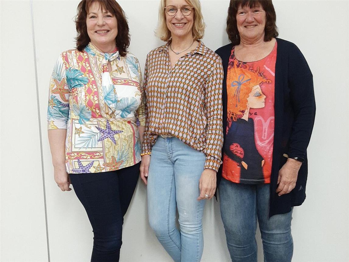 Vorstandstrio des HFK: (v. l.) Kassenwartin Ulrike Wittenhorst, 1. Vorsitzende Ilona Stapper und 2. Vorsitzende Hilla Pommerin. Foto: privat