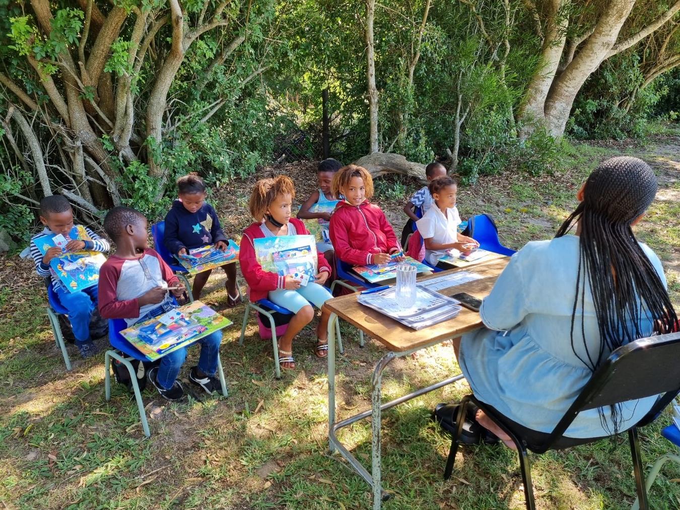 Während seines Aufenthalts in Port Elizabeth arbeitet Gordon Schmitz in einer der Bildungseinrichtungen, die Volunta und „weltwärts“ unterstützen.
