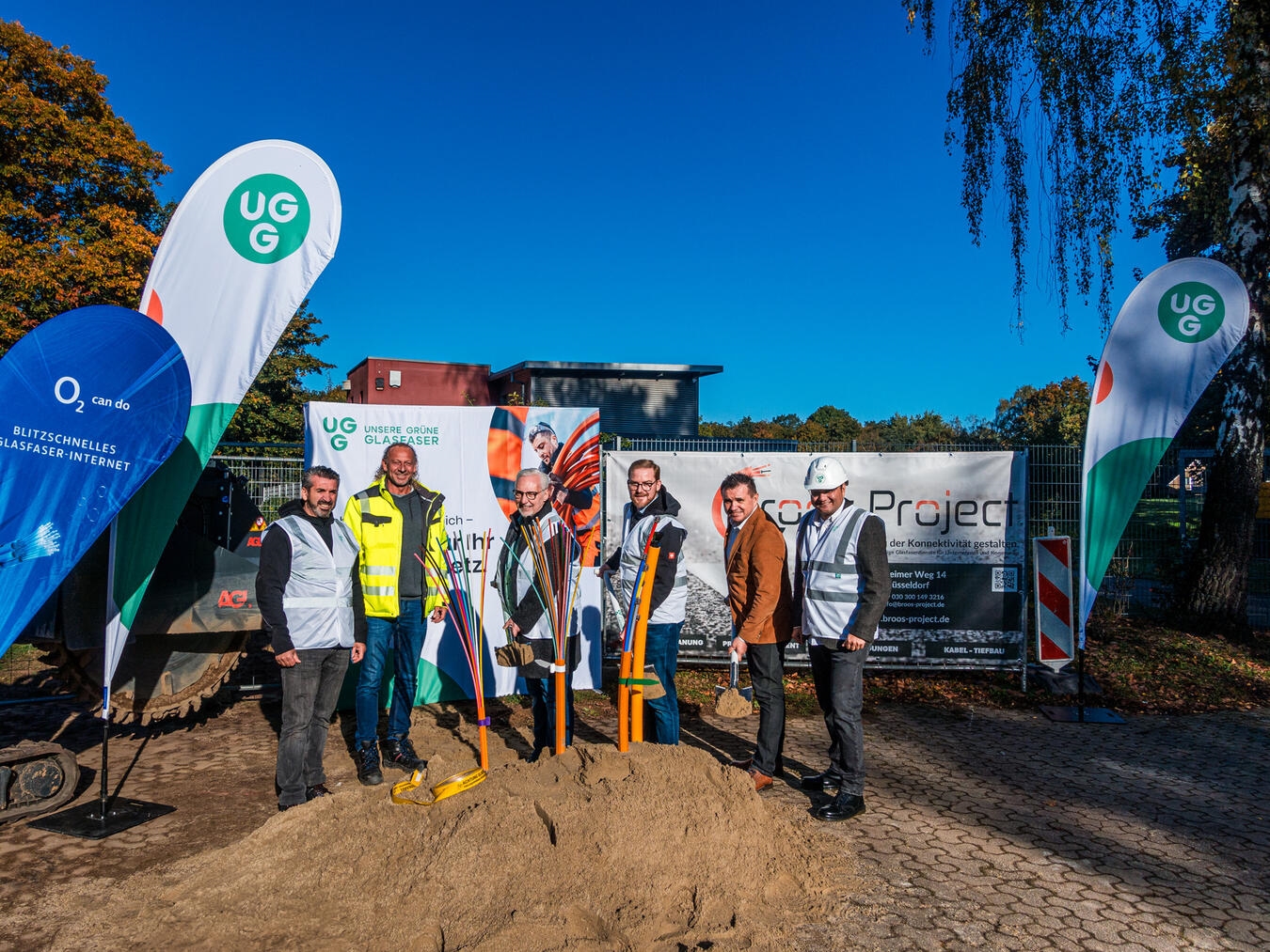 "Glasfaserausbau in Emmerich: BGE fordert Auskunft seit UGG Spatenstich, Foto von Gregor Ott"
