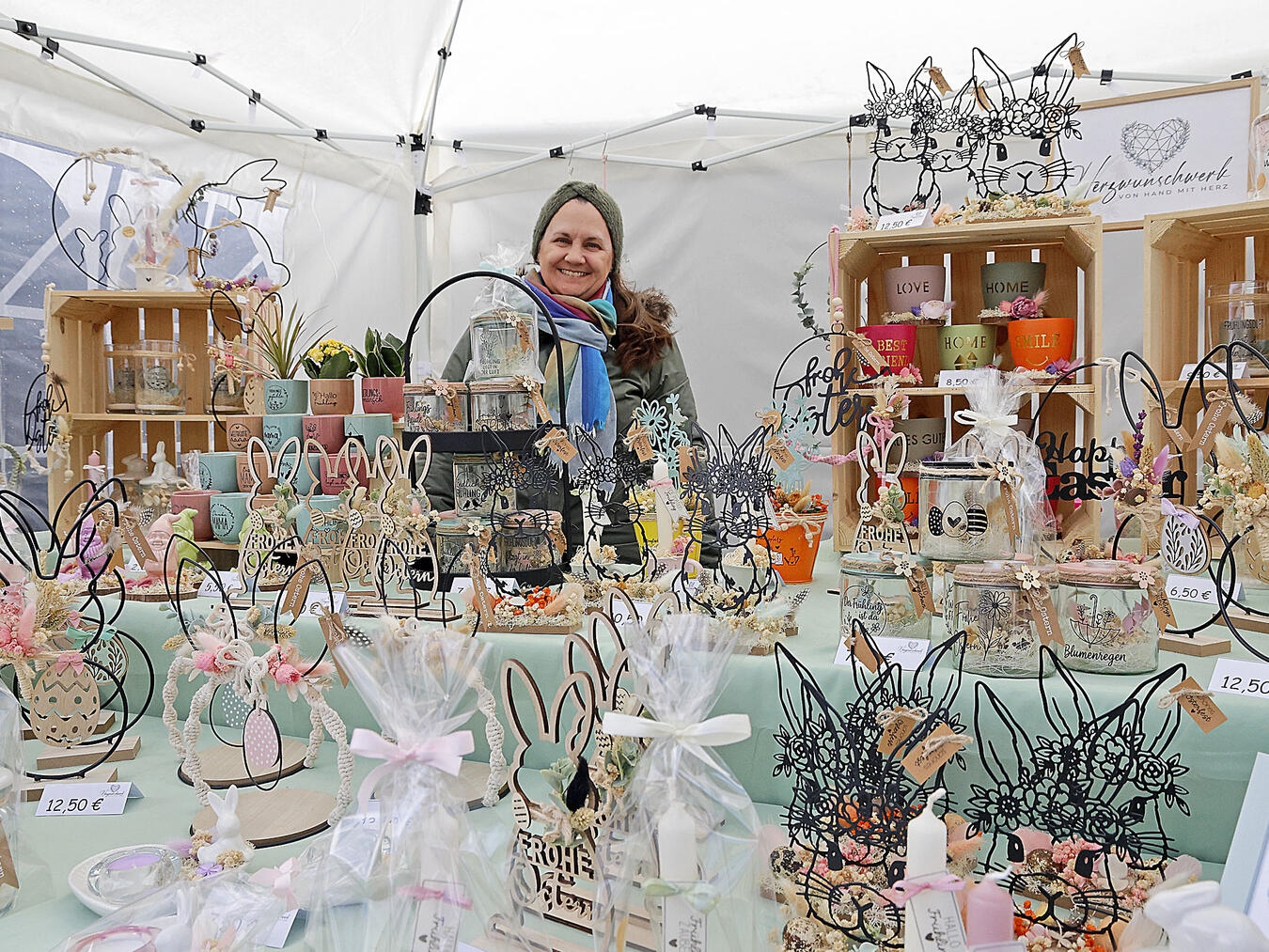 Xantener Ostermarkt begeistert mit Dekoration, Handwerk und vielen Besuchern