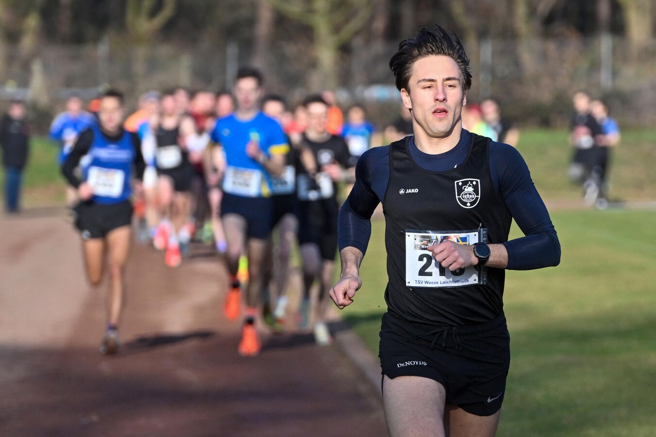 Weeze, Crosslauf - Hauptlauf startete um 14:35 Uhr