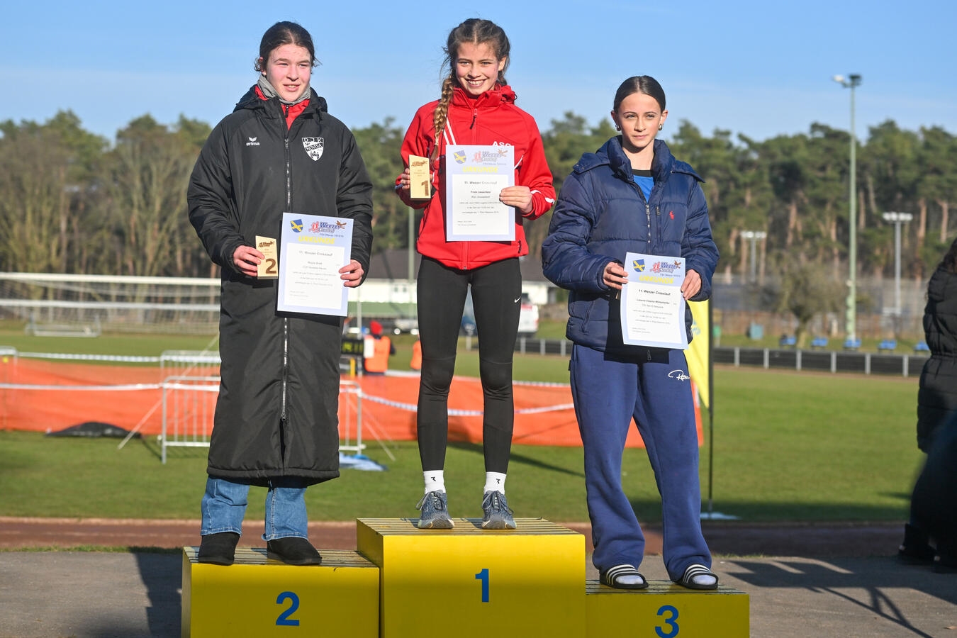 Weeze, Crosslauf - Hauptlauf startete um 14:35 Uhr