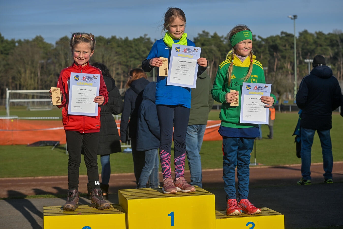 Weeze, Crosslauf - Jugend startete um 14:10 Uhr