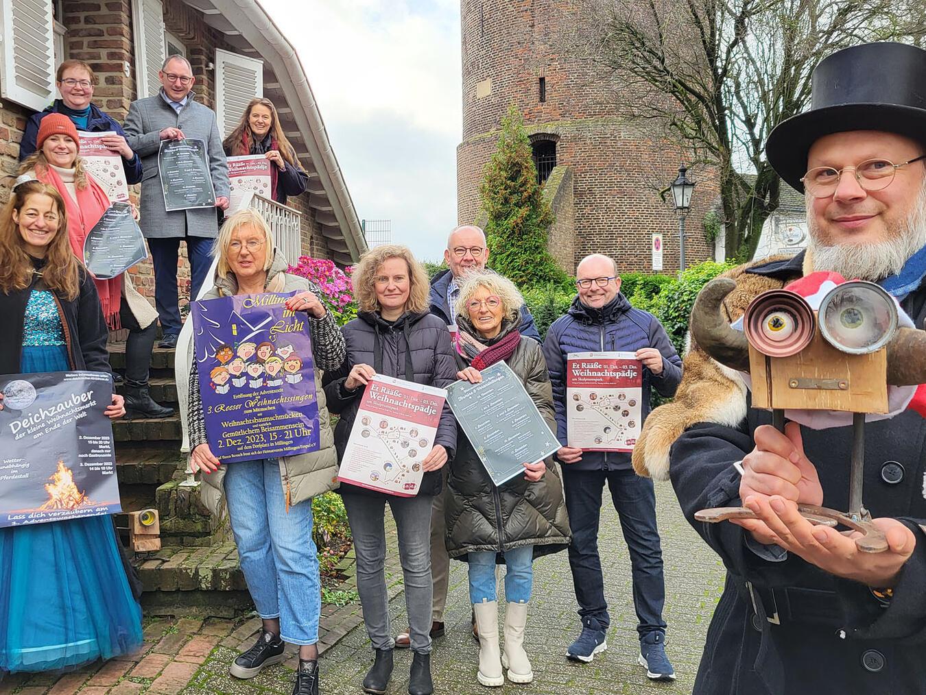Weihnachtszauber in Rees: Veranstalter und Kooperationspartner laden im Advent zu zahlreichen Weihnachtsevents ein. NN-Foto; MB