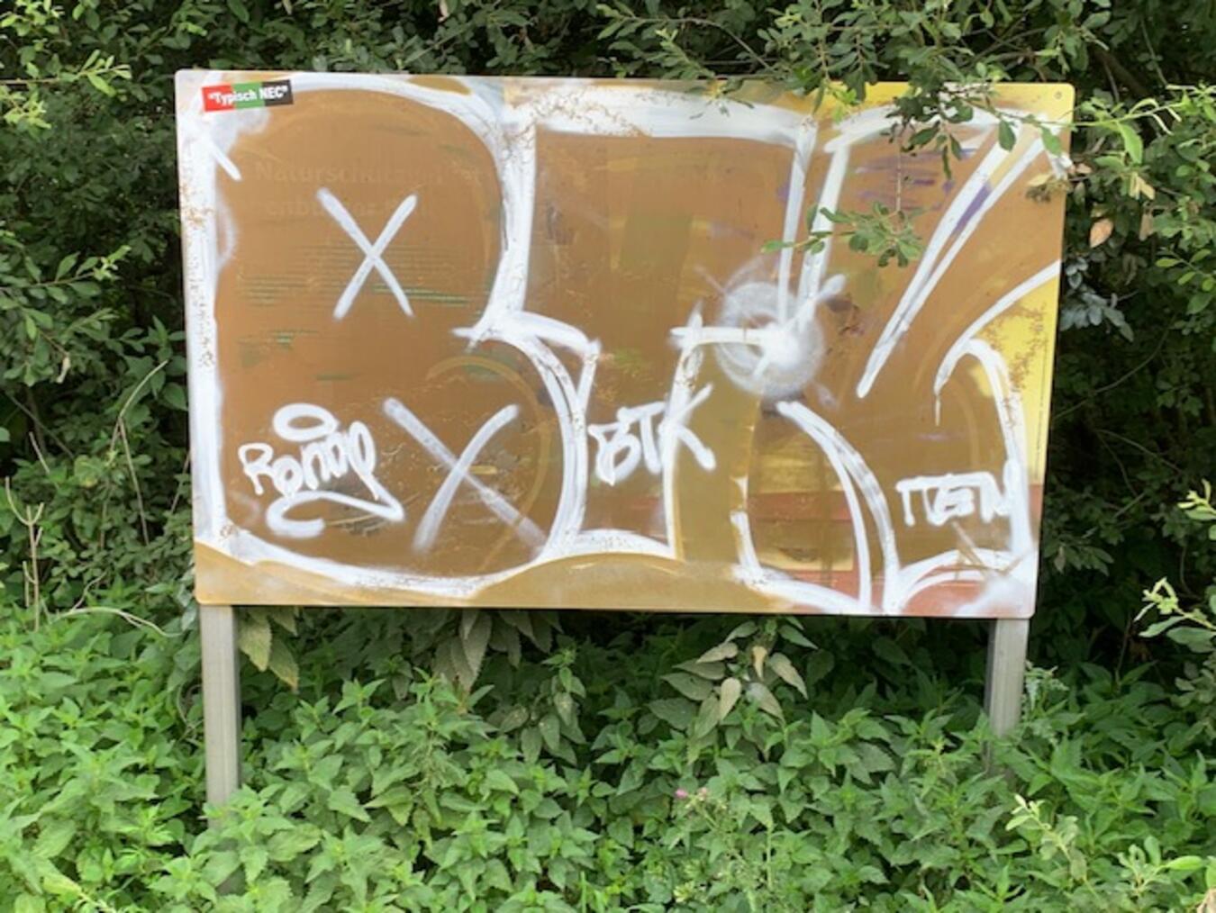 Weitere Sprühereien. Foto: Gemeinde Kranenburg