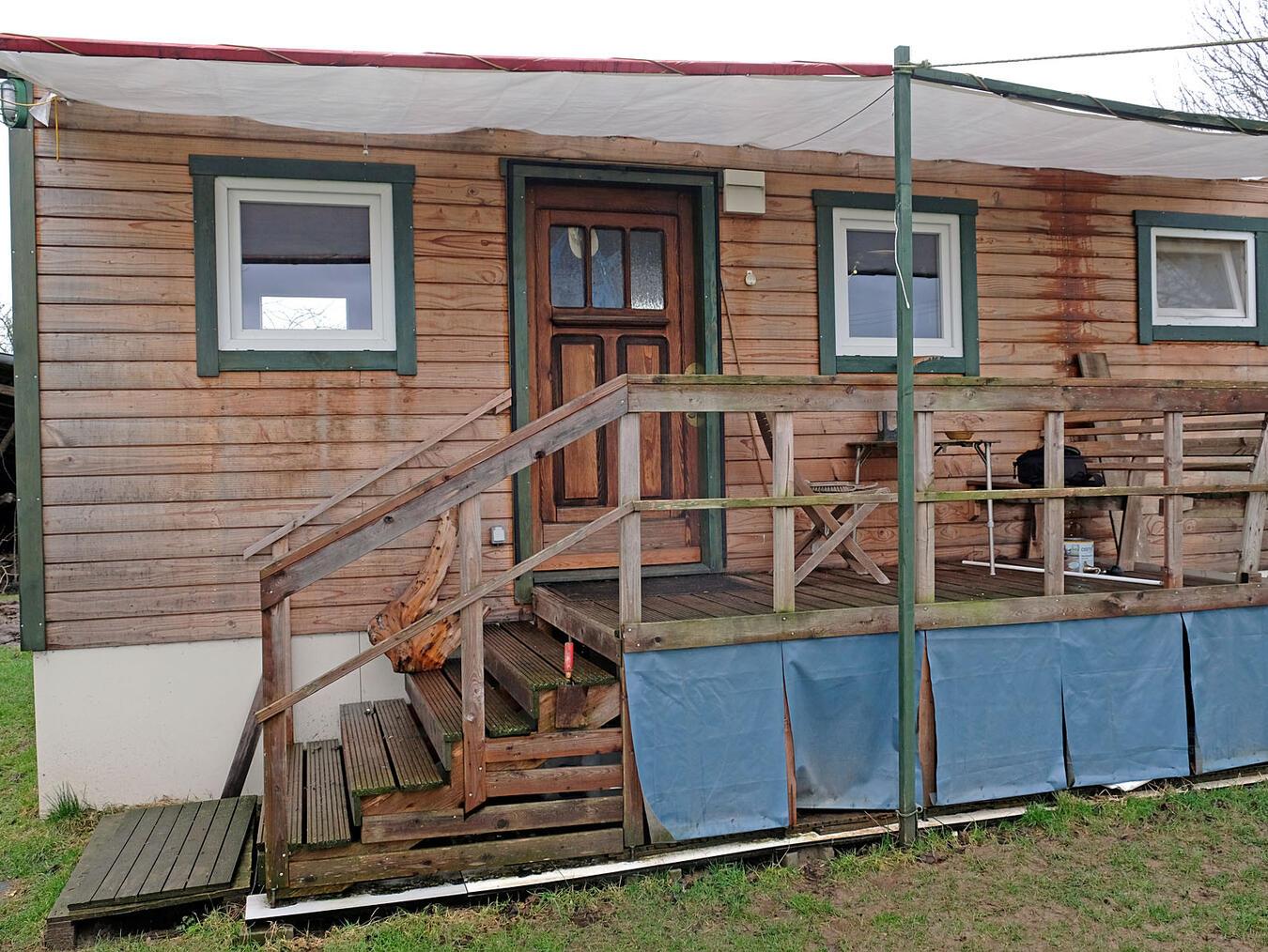 Wolfgang Maus hat sich selber ein Tiny Haus gebaut.NN-Foto: Rüdiger Dehnen