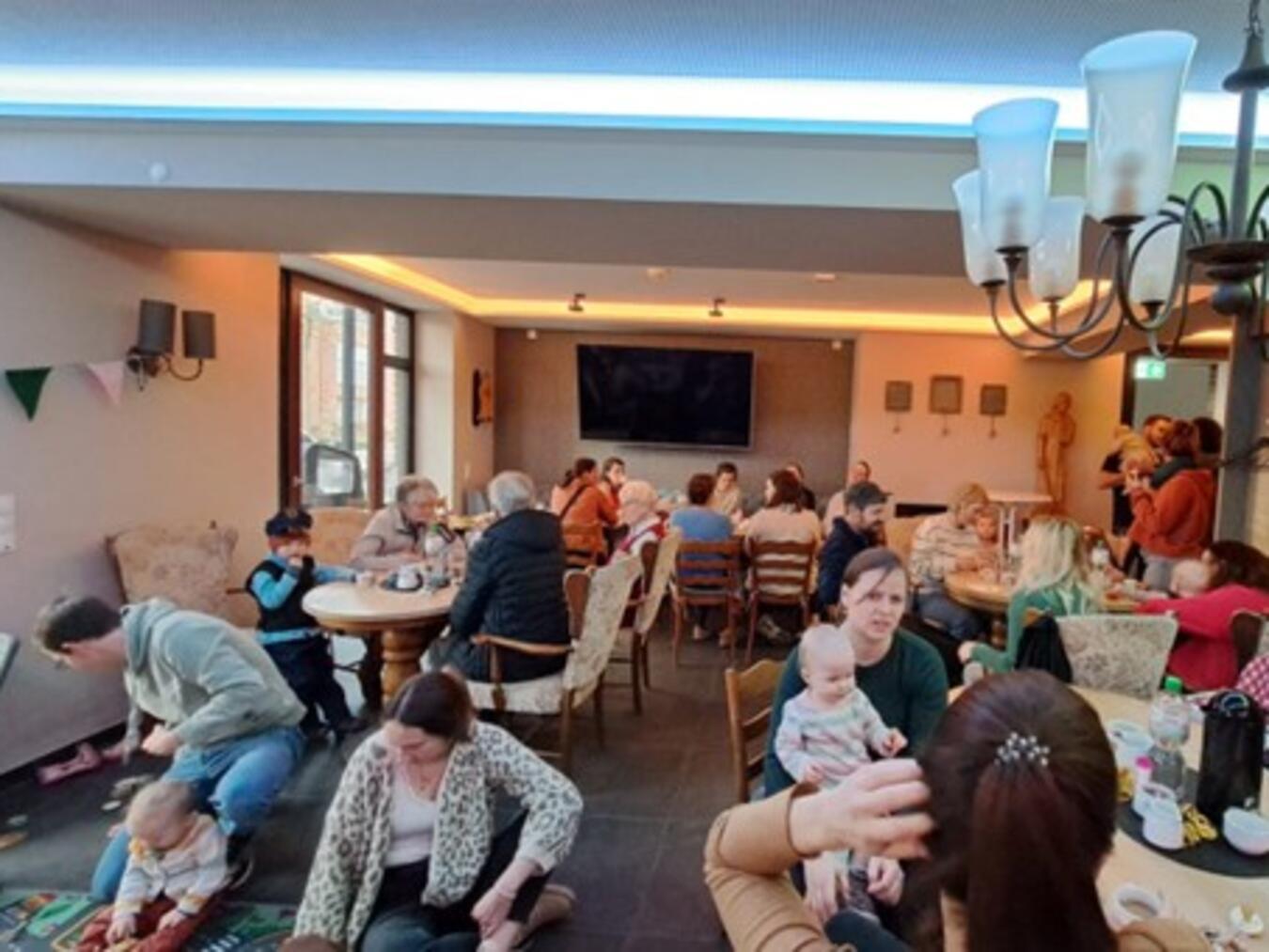Zahlreiche Gäste kamen zum Familiencafé. Foto: privat