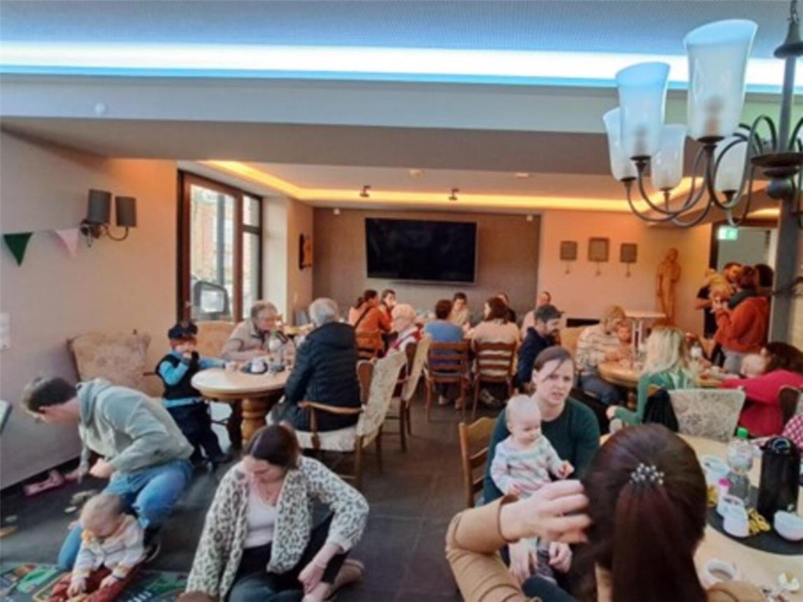 Zahlreiche Gäste kamen zum Familiencafé. Foto: privat