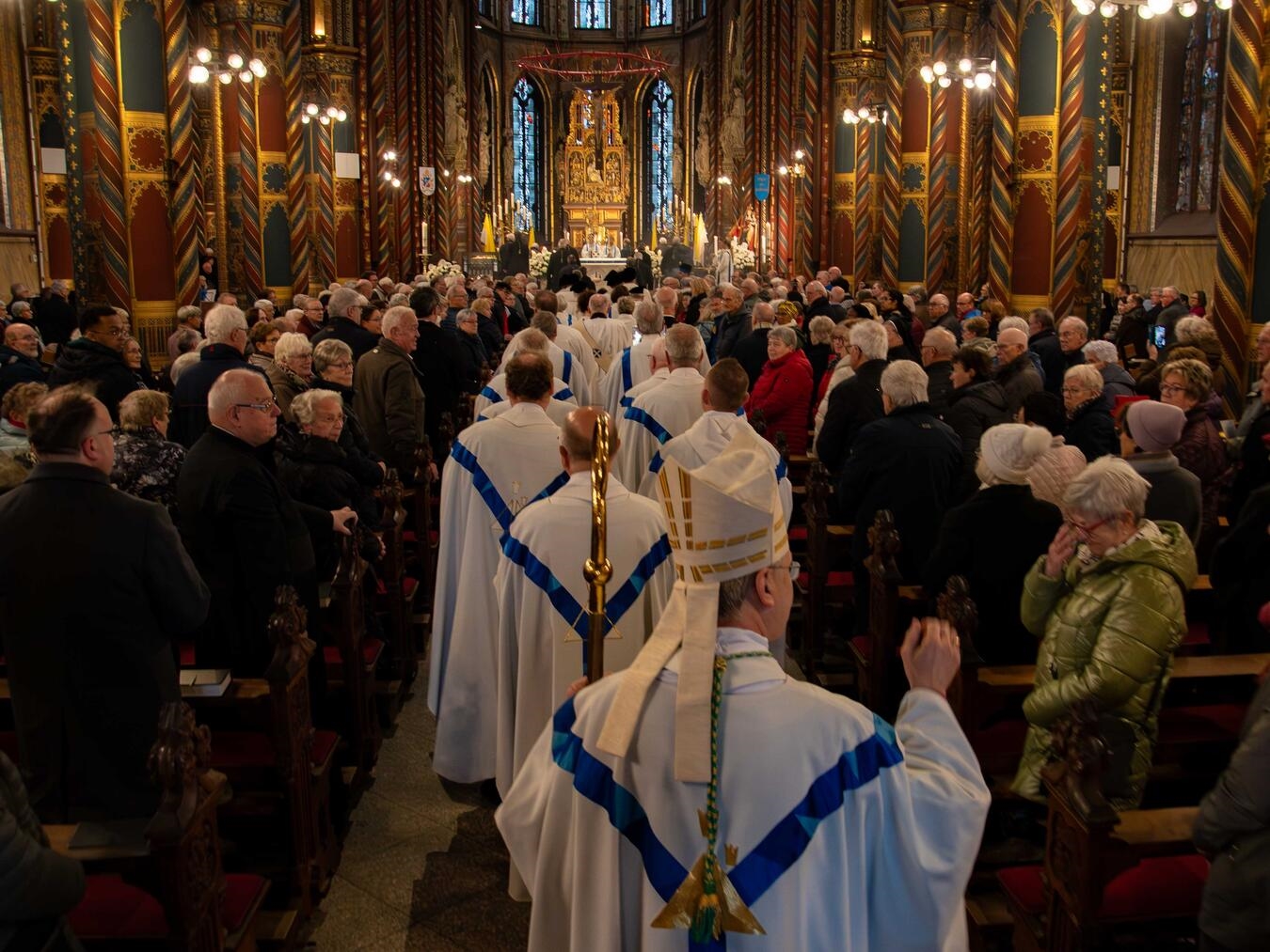 Zahlreiche Gläubige feierten in der Marienbasilika das Ende der diesjährigen Pilgerzeit.