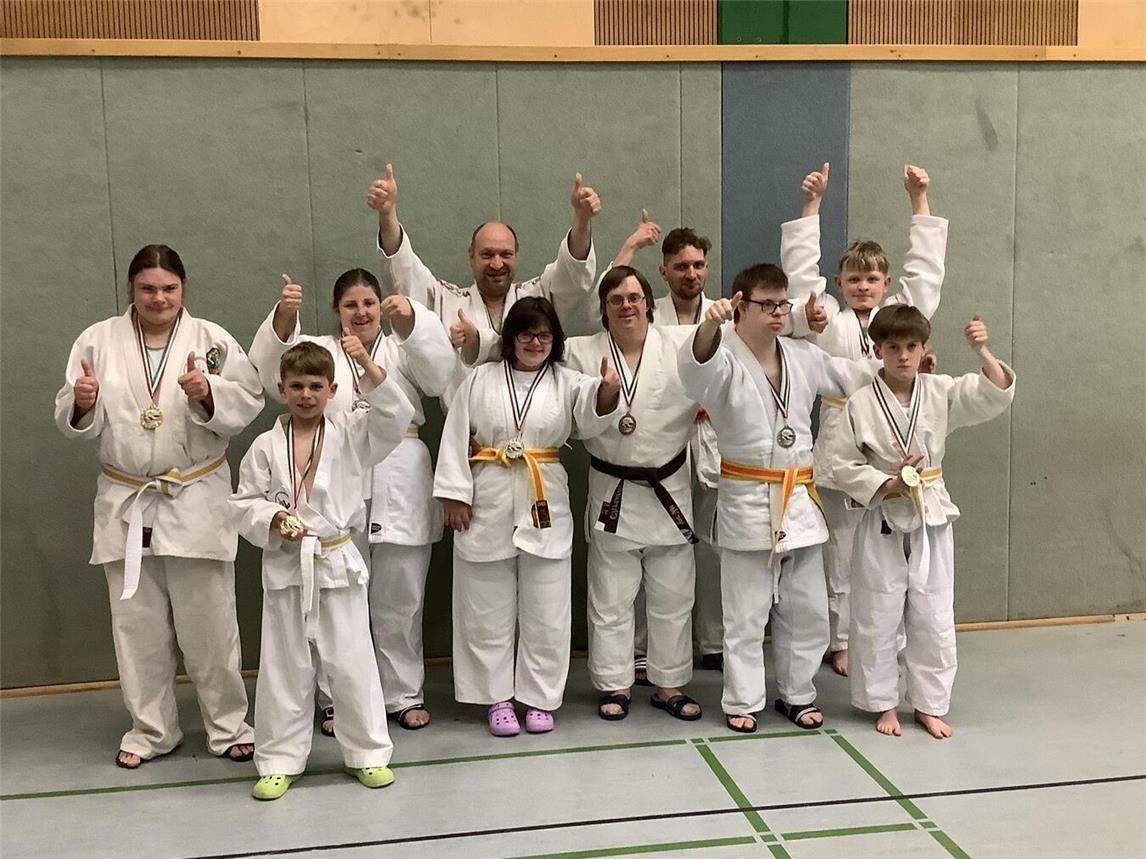 Zehn Kämpfer – zehn Medaillen. Foto: BSG Kleverland