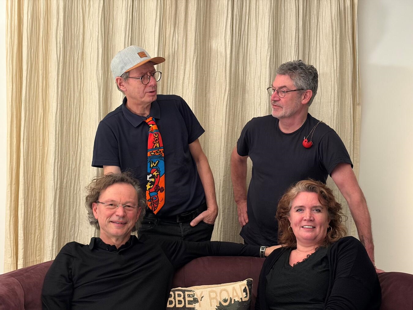 Peter Verstraten mit den Suukerbietels bei Nieuw Begin, Konzertfoto.