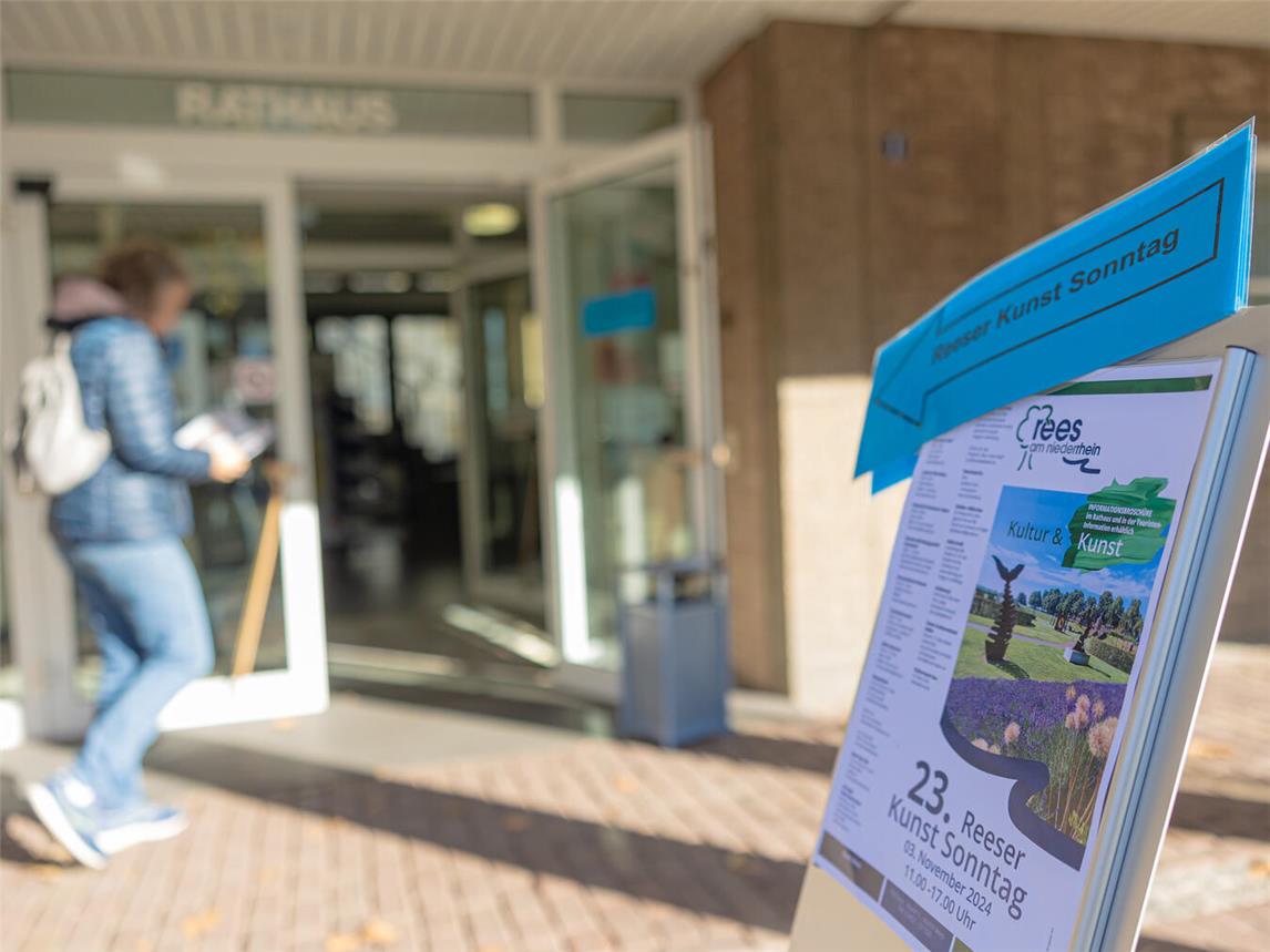 Zum 24. Mal findet der Reeser Kunstsonntag statt. Foto: Stadt Rees/Axel Breuer Plan B Fotografie