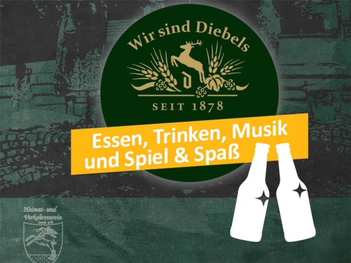 Zum ersten Feierabendmarkt 2025 in Issum laden der Heimat- und Verkehrsverein und Wir sind Diebels ein.