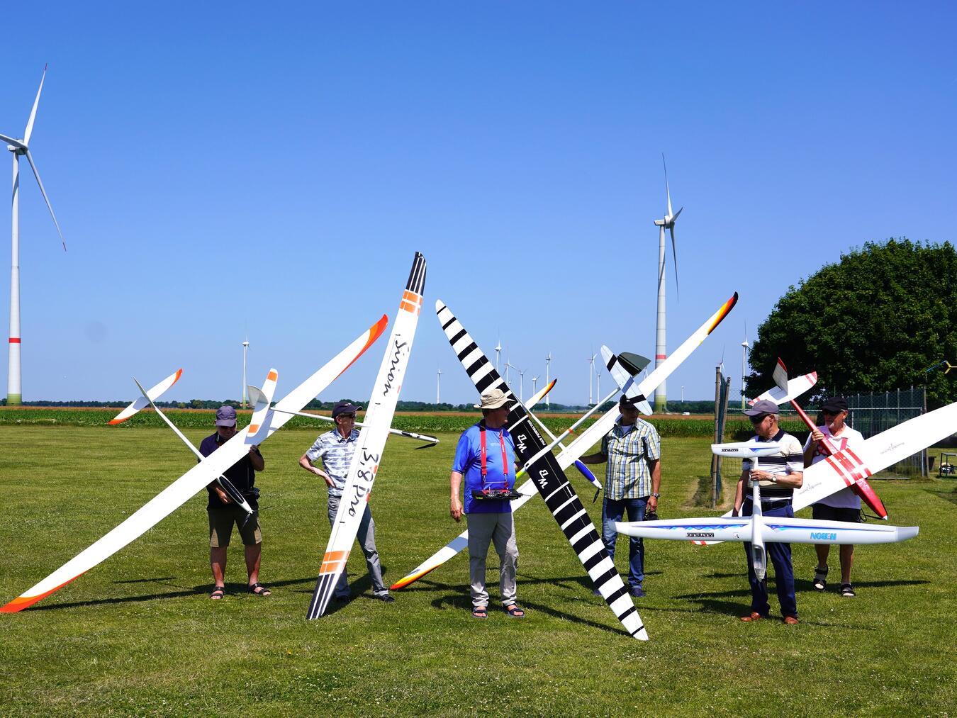 Zum Seglerwettbewerb hatte der MFC-Saturn Kerken eingeladen.Foto: privat