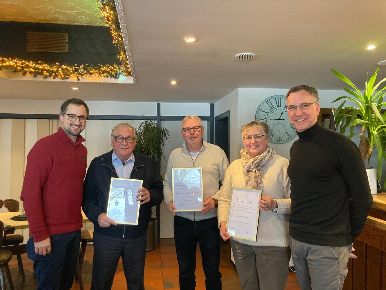 Zur Jahreshauptversammlung gehören traditionell auch die Ehrungen. 