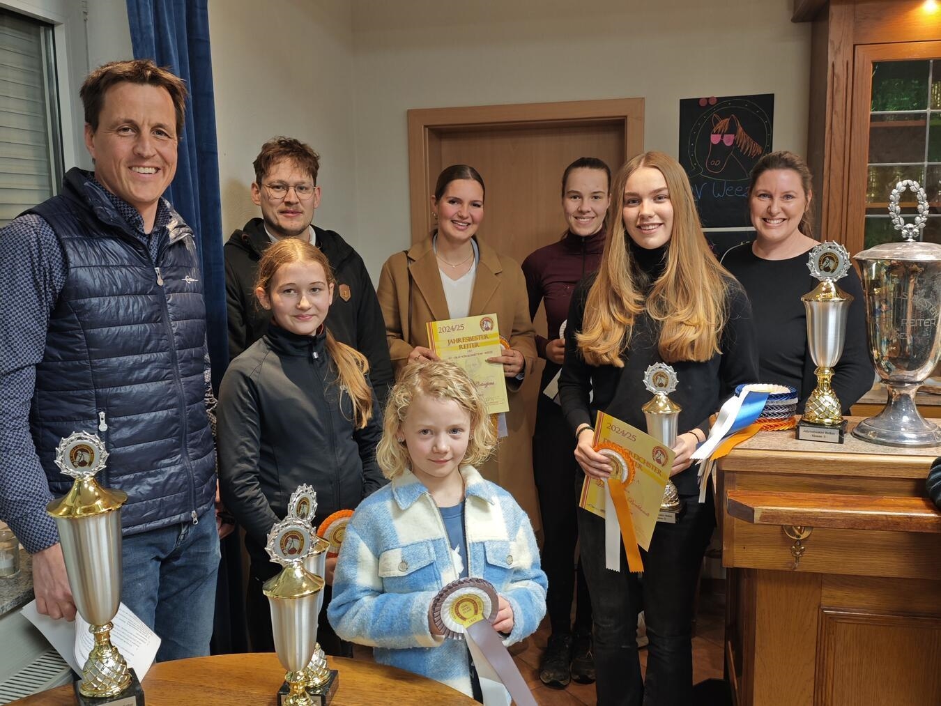 Zur JHV des RV Weeze standen auch Vorstandswahlen auf dem Programm. Foto: privat