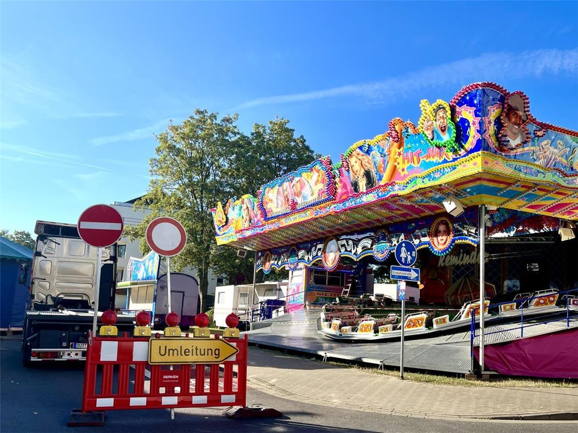 Zur Kirmes müssen Verkehrsteilnehmer mit Sperrungen rechnen. Foto: Stadt Rheinberg