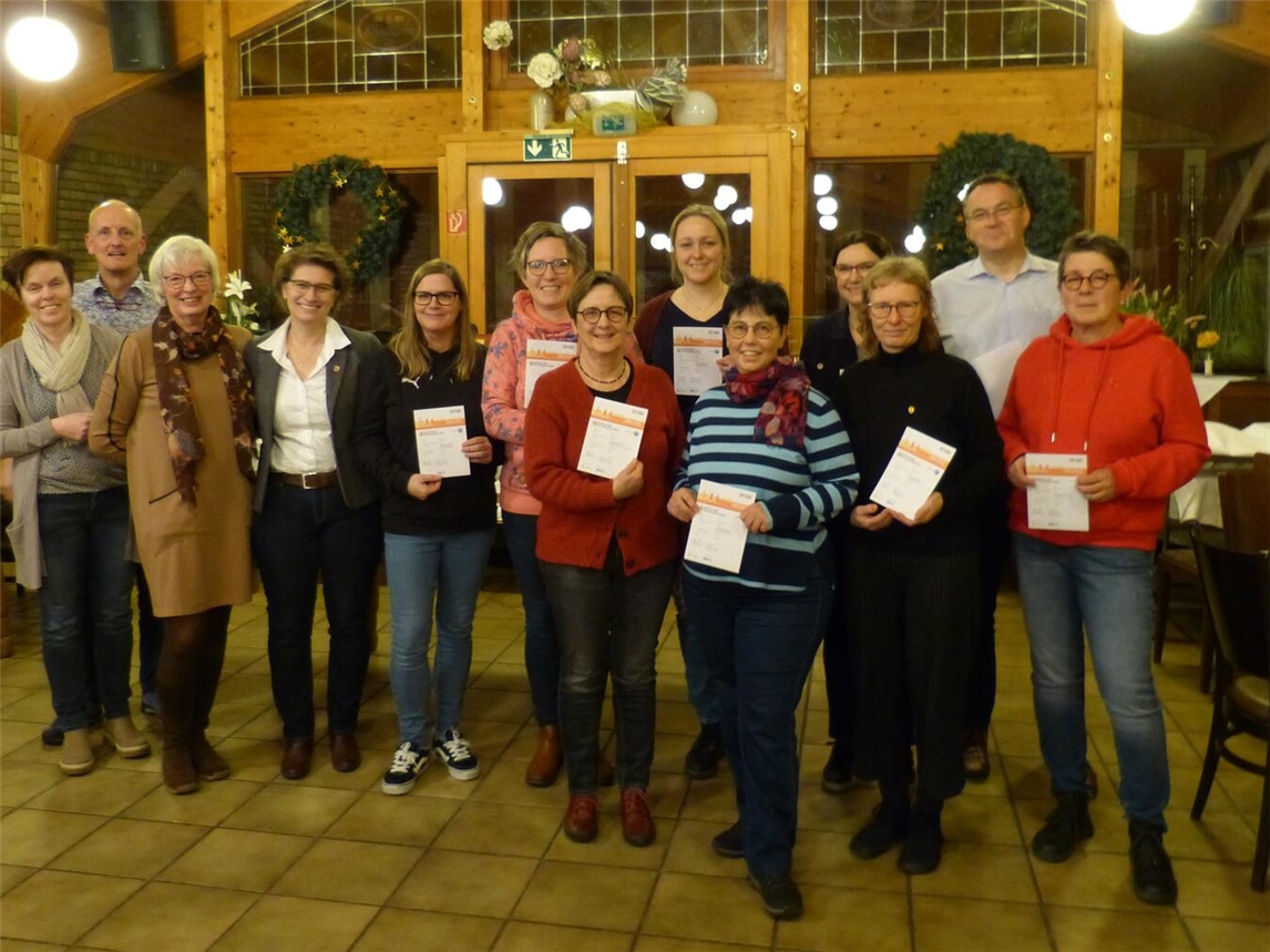 Zur Verleihung des Sportabzeichens trafen sich alle Beteiligten im Gasthaus Till. Foto: Privat
