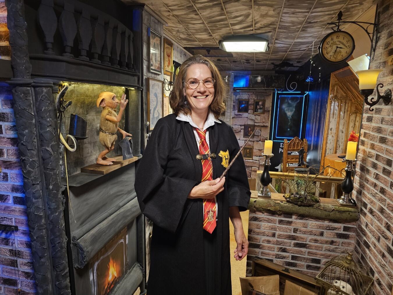 "Ilona Balons Harry-Potter-Welt nach 2 Jahren Arbeit, Foto von Thomas Langer"